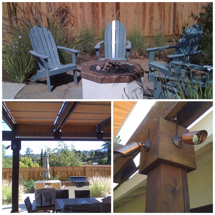 Fire Pit arbor