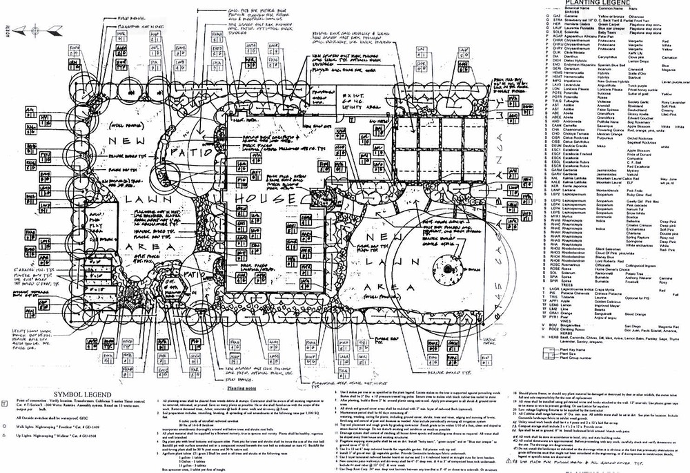 San Jose landscape plan